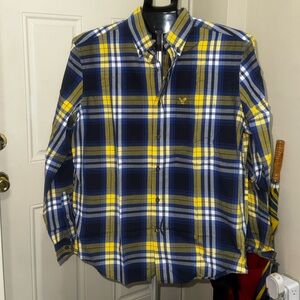 American Eagle Outfitters I Men's Plaid Button-Down Shirt I Size M I Classic Fit